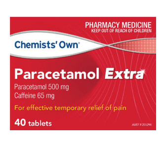 Discount Drug Stores Chemists' own paracetamol extra 40 tablets offer