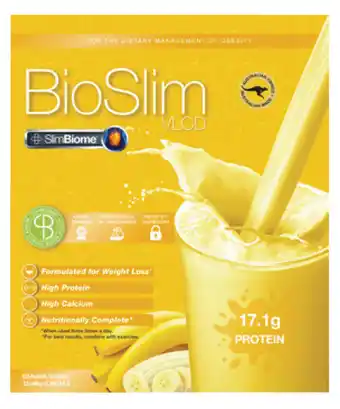 Bioslim vlcd banana shake 12x46g sachets