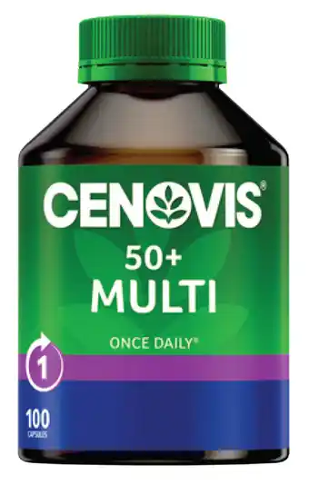 Discount Drug Stores Cenovis 50 + multi 100 capsules offer