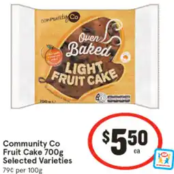 IGA Fruit Cake offer