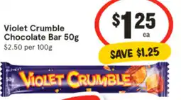 IGA Chocolate Bar offer