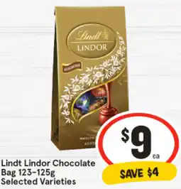 IGA Lindor Chocolate Bag offer