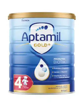 Aptamil gold+ 4 junior from 2 years nutritional supplement 900g