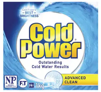 Discount Drug Stores Cold power advanced clean laundry powder 1kg offer