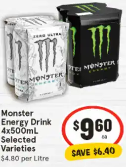 IGA Energy Drink offer