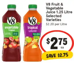 IGA Fruit & Vegetable Juice offer