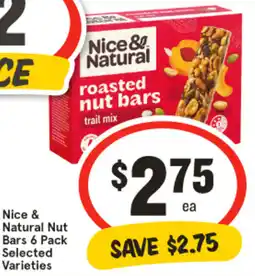 IGA Nut Bars offer