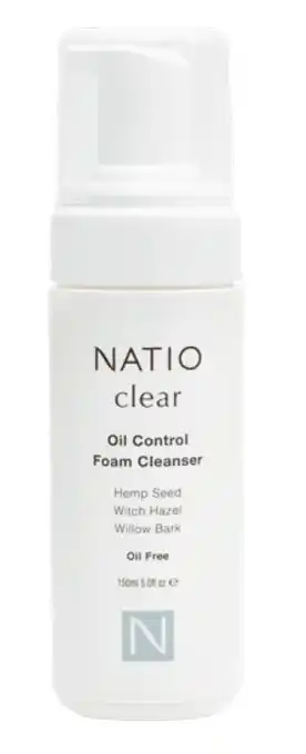 Discount Drug Stores Natio clear oil control foam cleanser 150ml offer