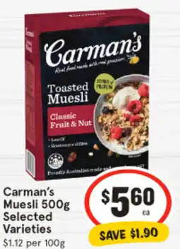 IGA Muesli offer