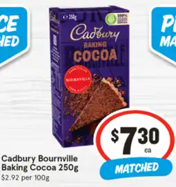 IGA Bournville Baking Cocoa offer
