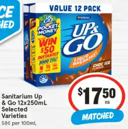 IGA Sanitarium Up & Go offer