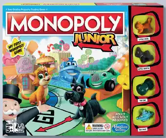 Hasbro gaming monopoly junior game