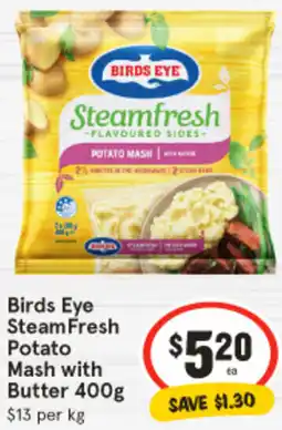 IGA Steam Fresh Potato Mash with Butter offer
