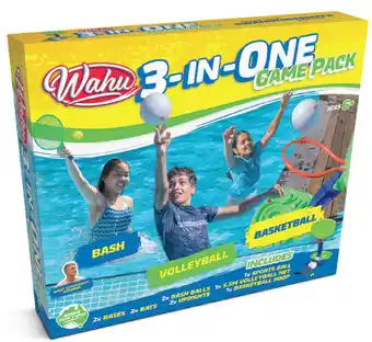 Wahu 3-in-one pool game pack