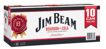 Liquorland Jim beam white & cola can (10 pack) offer