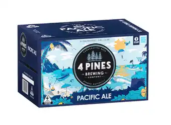Vintage Cellars 4 pines brewing pacific ale bottles 330ml offer