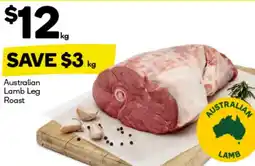 BIG W Australian lamb leg roast offer