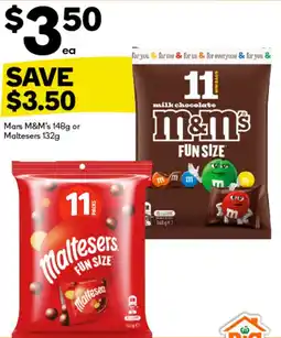 BIG W Mars m&m's offer