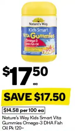 BIG W Nature's way kids smart vita offer