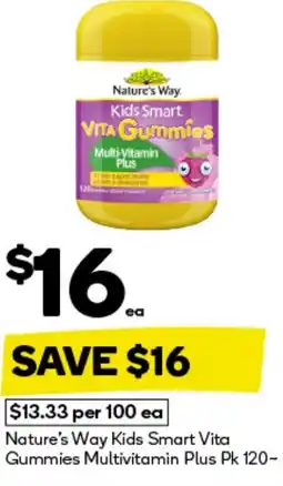 BIG W Nature's way kids smart gummies multivitamin plus offer