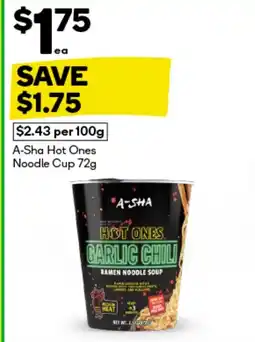 A-sha hot ones noodle cup