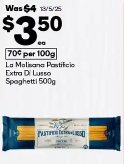 BIG W La molisana pastificio extra di lusso spaghetti offer