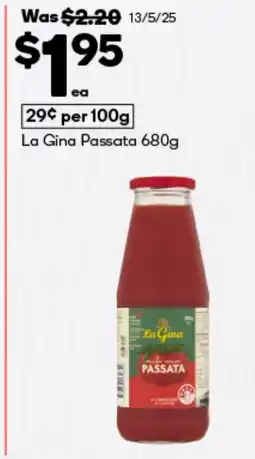 BIG W La gina passata offer