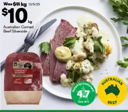 BIG W Australian corned beef silverside offer