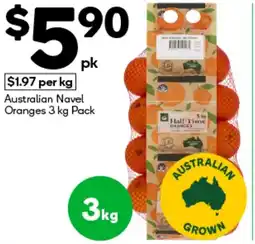 BIG W Australian navel oranges offer