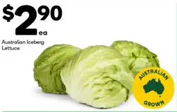 BIG W Australian iceberg lettuce offer