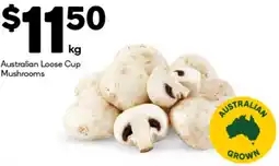 BIG W Australian loose cup mushrooms offer