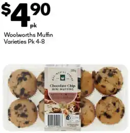 BIG W Woolworths muffin varieties offer