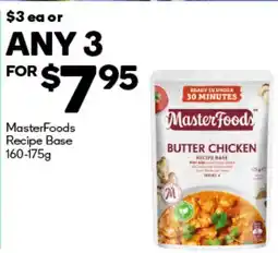 Masterfoods recipe base