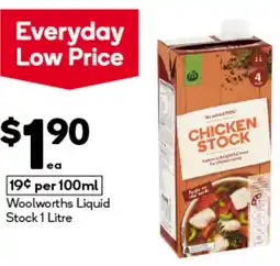 Woolworths liquid