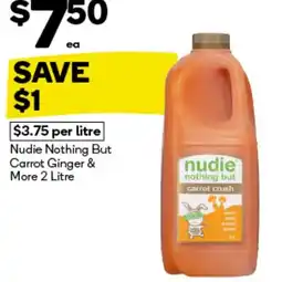 Nudie nothing but carrot ginger & more