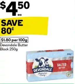 BIG W Devondale butter block offer