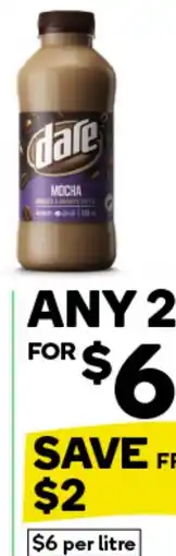 BIG W Dare mocha offer