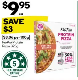 BIG W Fropro protein pizza offer