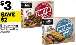 BIG W Tasti protein bars offer