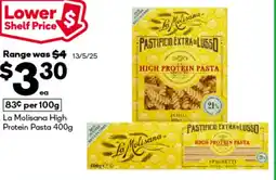 BIG W La molisana high protein pasta offer