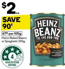 Heinz baked beans or spaghetti