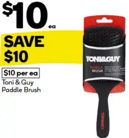 BIG W Toni & guy paddle brush offer