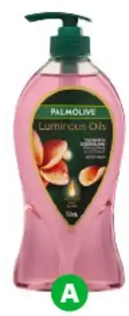 BIG W Palmolive luminous oils body wash offer