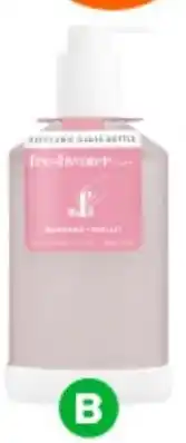 Freshwater farm refillable glass bottle hand wash