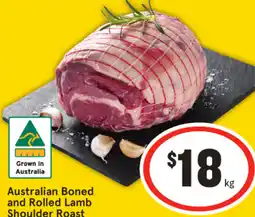 IGA Australian Boned and Rolled Lamb Shoulder Roast offer
