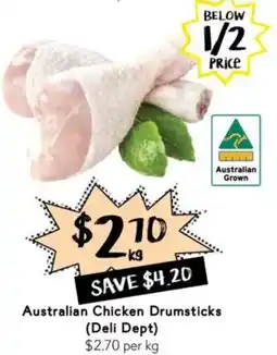 Drakes Australian Chicken Drumsticks offer