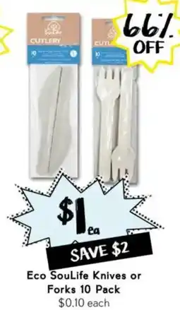Drakes Eco SouLife Knives or Forks offer