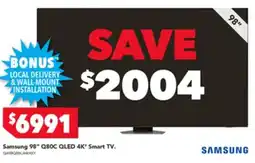 Harvey Norman Samsung 98" Q80C QLED 4K Smart TV. offer