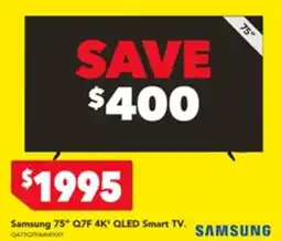 Harvey Norman Samsung 75" Q7F 4K* QLED Smart TV. offer