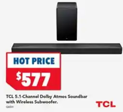 Harvey Norman TCL 5.1-Channel Dolby Atmos Soundbar offer